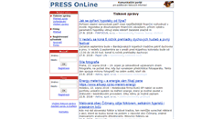 Desktop Screenshot of pressonline.cz