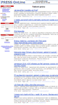 Mobile Screenshot of pressonline.cz